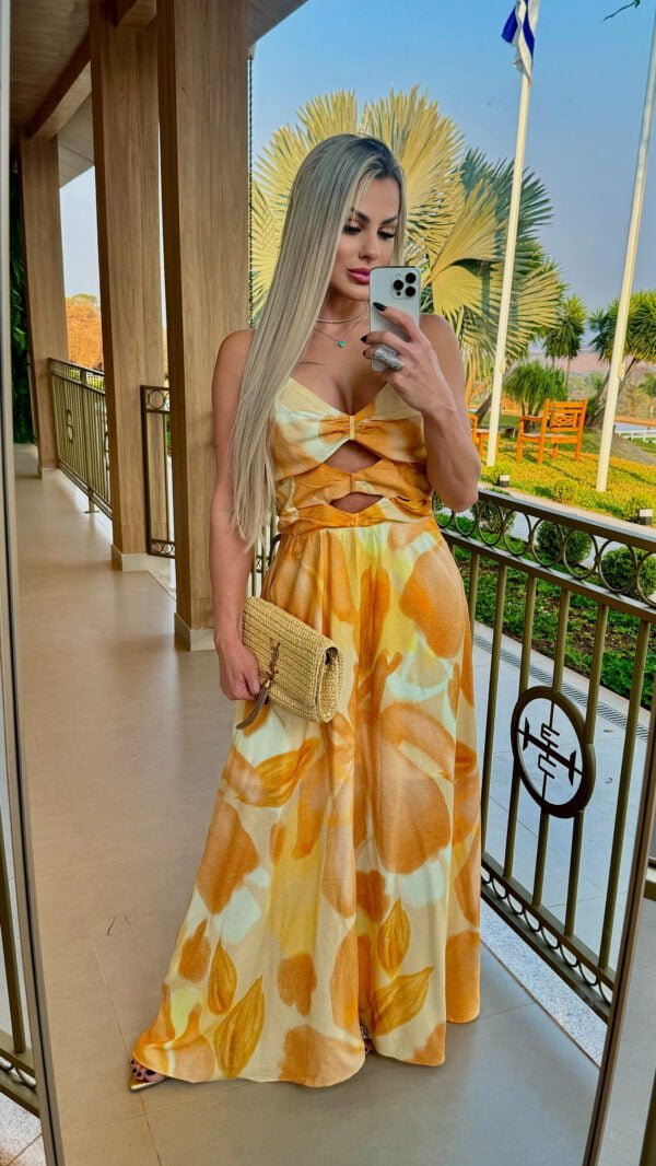 Vestido Longo Florale