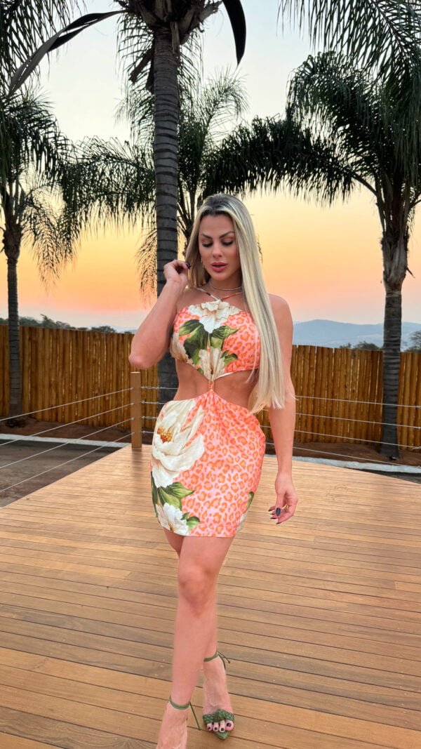 Vestido Curto Selva Florale