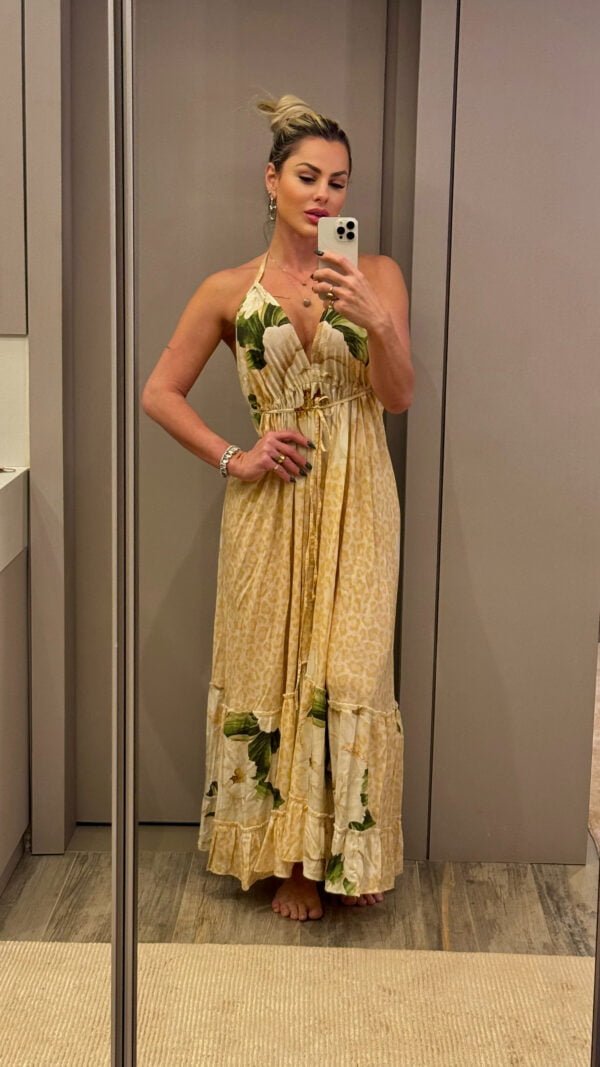 Vestido Longo Selva Floral